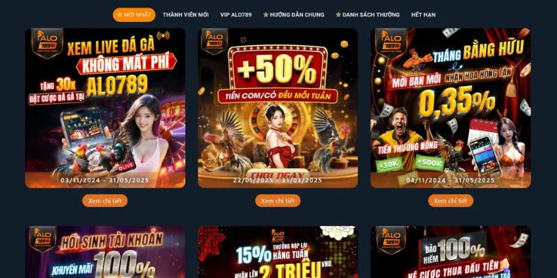 ALO789 Leeds - Mega Live Đá Gà alo789.com T10/2026 5 Tổng hợp các khuyến mãi nổi bật hiện hành tại Alo789